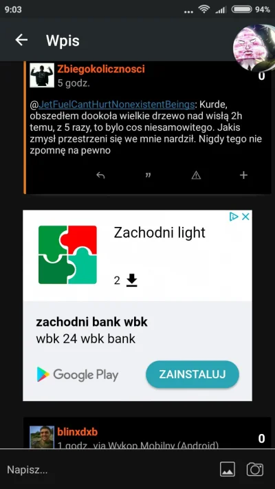 Kakaladze - @Deku Zobaczyłem ten wpis, zescrollowalem dalej, patrzę reklama w aplikac...