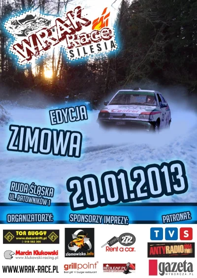 zacmiony - 20.01.13r. - Wybiera się ktoś z wykopowiczów? #rajdy #rajd #wyscigi #rally...