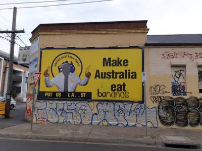 zwirz - Bananowy protest dotarł już do Australii!!!
#bekazlewactwa #heheszki #banana...