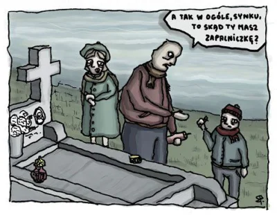 xandra - Tymczasem na polskich cmentarzach...

#heheszki #humorobrazkowy