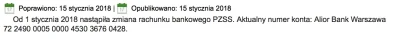 L3stko - No nieźle, #pzss 15 stycznia poinformował, że od 1 stycznia wpłaty należy do...