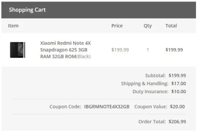 PurpleHaze - #xiaomi 
Mirki jest okazja na redmi note 4x czarny tylko 207$ od dzis d...