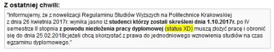 namietna_kaszanka - Status odpowiedni do podejścia studentów :D

#heheszki #pk #kra...