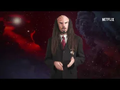 upflixpl - Netflix w języku klingońskim | Materiały promocyjne od Netflix Polska

F...