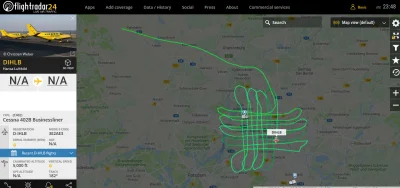 badteeth - Co tam się #!$%@? nad tym Berlinem? 
#lotnictwo #flightradar #samoloty
