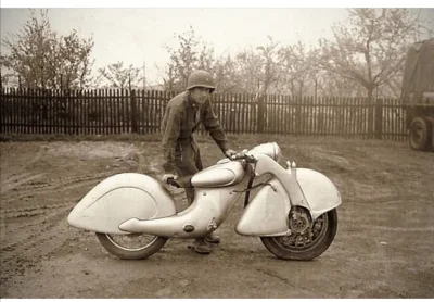 sropo - Killinger & Freund – niemiecki prototyp motocykla z napędem na przednie koło ...