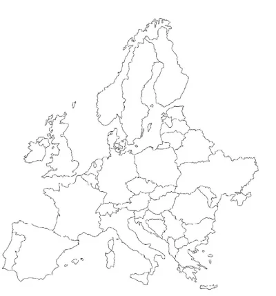makron - Mapa połączeń internetowych w Europie w roku 1410.
#mapporn #ciekawostki