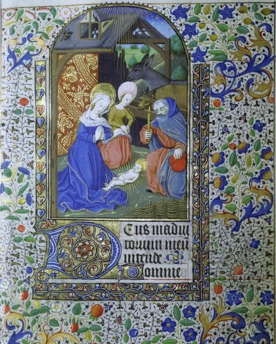 glasss - #sztuka #chrzescijanstwo #bozenarodzenie

Boże Narodzenie. Manuskrypt z 1460...
