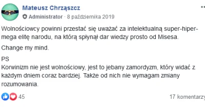 tallman - @Probz: a no i zapomniałem dodać, że libertarianie nigdy by się nie spółkow...