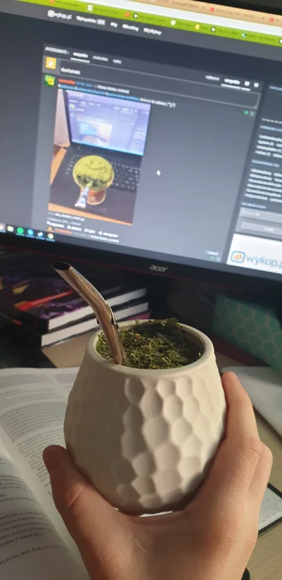 Ex2light - Dzień dobry i smacznego wszystkim (｡◕‿‿◕｡)

#yerbamate #yerbamatewykopclub...