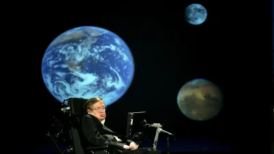 myszczur - Eh #stephenhawking wczoraj oglądałem przed snem dokument z Twoim udziałem ...