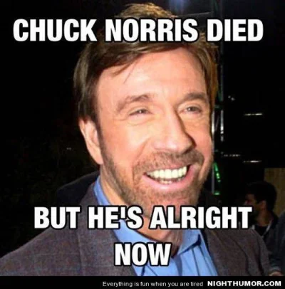 KRS - Chuck Norris nie dotarł, bo umarł



SPOILER
SPOILER