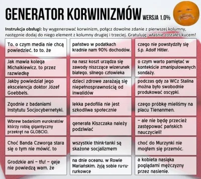 ktoosiu - generator Korwinizmów( ͡° ͜ʖ ͡°) 

#krul #jkm