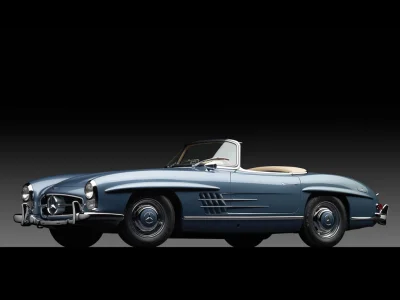 Zdejm_Kapelusz - Mercedes 300 SL Roadster 1960.

Przepiękny egzemplarz wspaniałego ...