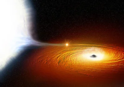 wielkienieba - @Kielek96: czarna dziura przyciąga gwiazdę