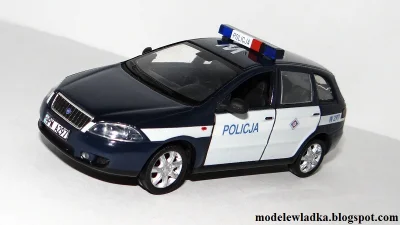 PiotrekW115 - Model radiowozu Fiat Croma II z mojej kolekcji. Skala 1/43.

Model Cr...