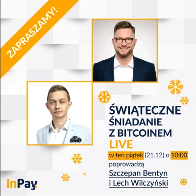 InPay - @InPay: Już jutro kolejna relacja Śniadania z Bitcoinem! Specjalnie dla Was p...