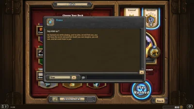 miczi92 - Gdybym się nie odzywał jakiś czas to wiecie...
#hearthstone