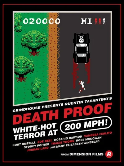 aleosohozi - Death Proof: Nintendo style
#plakatyfilmowe #grindhouse #deathproof