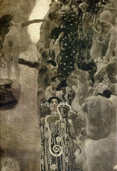 C.....7 - Gustav Klimt - Medycyna (1901)
Dzieło zniszczone w 1945 roku w pożarze rez...