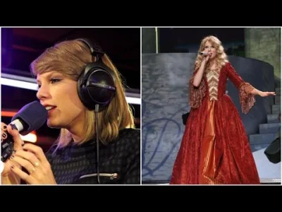 f.....s - Jak ewoluował głos Taylor Swift na przestrzeni 5 lat.

2009-2012 nawet ja...