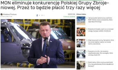 szasznik - Tymczasem w Polsce, jak zwykle burdel przetargowy:

 Prezes WB Electronic...