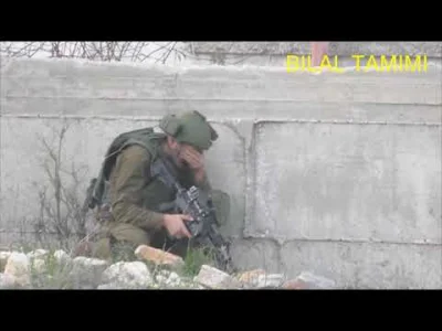 karnovskov - Izraelski żołnierz dostaje headshota z kamienia ( ͡° ͜ʖ ͡°)