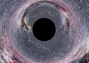 UnnAmmEdd - Porównanie wielkości czarnej dziury do powierzchni Polski. ( ͡° ͜ʖ ͡°)
