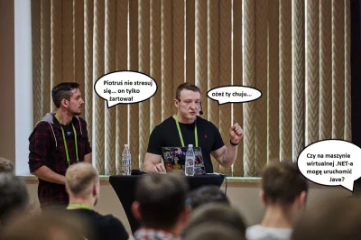 spetz - Podczas ostatniego występu na 4Developers ( ͡° ͜ʖ ͡°).
#programowanie #dotne...