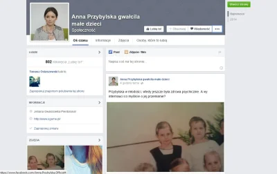 karolajjnn - To już jest gruba przesada #annaprzybylska #facebook #facepalm #niesmies...