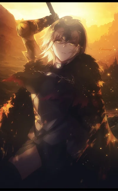 Banri - #randomanimeshit #fate #jeannedarc #jeannealter #girlsandsword #edmunnagi