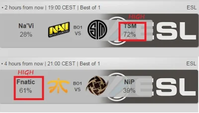 P.....o - #csgo #csgobets #csgozperlem Dzisiaj w sumie mocno na faworytow, ale nie ma...