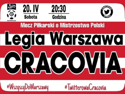 fullversion - Sobota, 20 kwietnia! 20:30

#cracovia vs #legia 

#ekstraklasa
