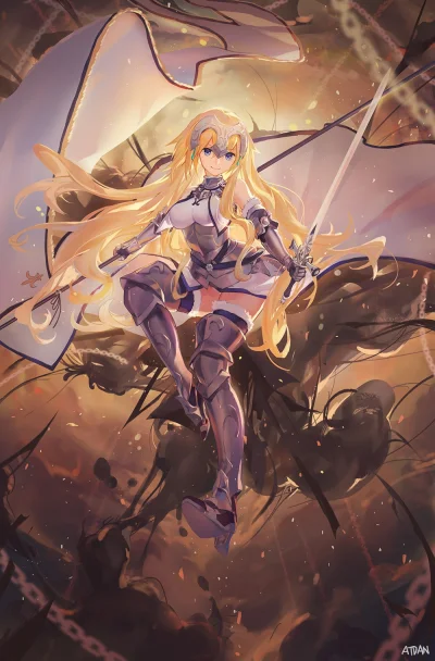 l.....f - #randomanimeshit #fate #fategrandorder #jeannedarc #ruler #girlsandsword #p...