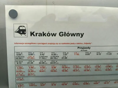 staryhaliny - #krakow #pkp 
szczegółowe informacje o przyjazdach, znajdują się w "Odj...