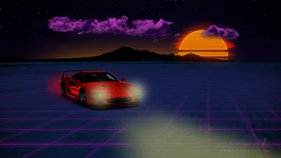 JednaZTychPrzekletychBestii - #outrun #synthwave #vaporwave