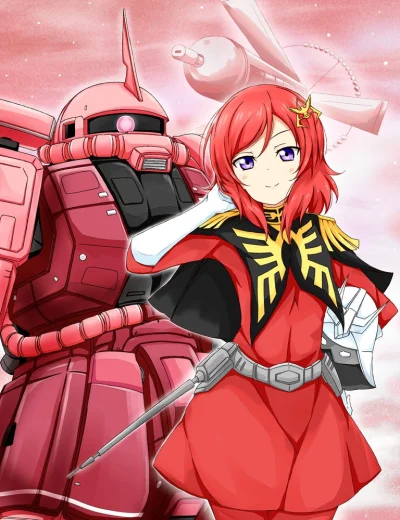 n.....S - #randomanimeshit #mechy #gundam #redcomet #siegzeon #crossover #lovelive #m...