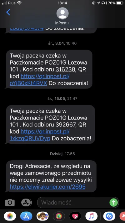 prezeskuliziemskiej - @paczkomaty_pl hej ktoś się pod was podszywa #paczkomaty #scam ...
