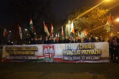PatologiiZew - Węgierska delegacja z Jobbiku już w Warszawie. Dziś razem ze środowisk...