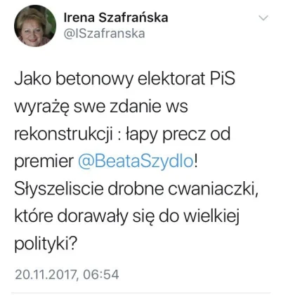 k1fl0w - Jak już betonowy elektorat PIS jedzie po Kaczyńskim to ja nie wiem co to będ...