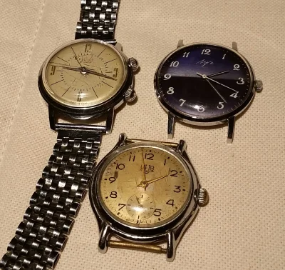 ghostwall - Ze starych rzeczy (ś.p.) dziadka wygrzebałem takie oto 3 zegarki. Zdaję s...