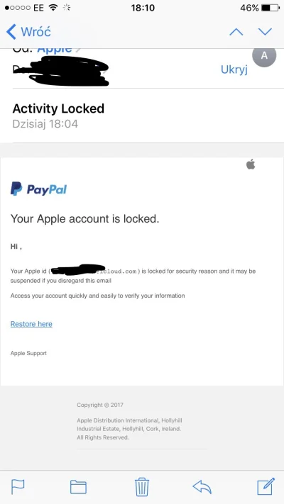 Klofta - Dzisiaj ktoś próbował się włamać na moje konto #icloud #apple #iphone #ios s...