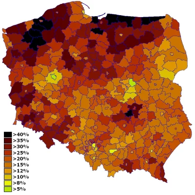 werto7572a - @werto7572a: a tutaj, dla porównania, mapa bezrobocia w marcu 2004 z nie...