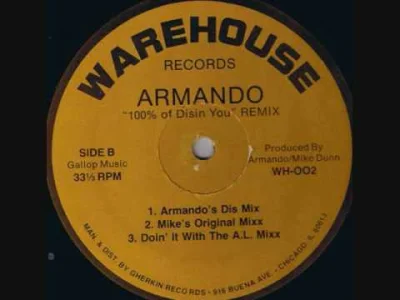 A.....7 - Armando - 100% Of Dissin You (Doin' With THe A.C Mixx) #muzykaelektroniczna...