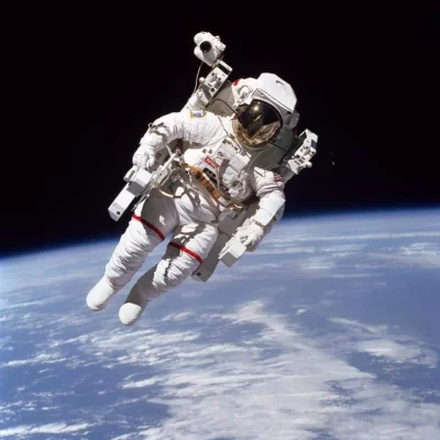 wanghoi - #kosmos #nasa #ciekawostki #kosmonauta

Pan z tego słynnego zdjęcia to Bruc...