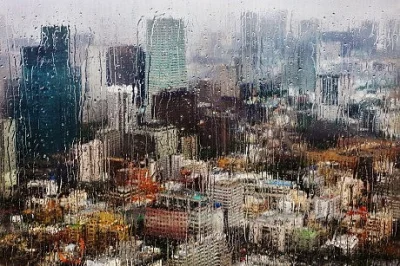 arsaya - Christophe Jacrot, "Oil 10 (Tokyo)", from series "In the mood for rain"
#fo...