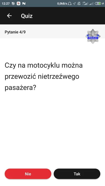 Czlowiek_Sweter - #yanosik #quiz #motocykle #motoryzacja #przepisy #policja

Hej ekip...