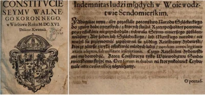 Volki - Niech jeszcze dopisze akcję "nie zaciągaj pożyczek u Żyda" z roku 1616, o któ...