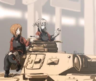 kedzior1916 - #randomanimeshit #girlsundpanzer #mihonishizumi #erikaitsumi @Nyankov