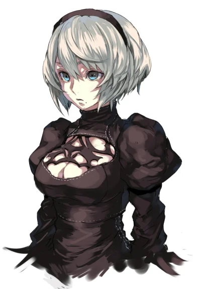 n.....S - #randomanimeshit #nierautomata #yorha2b 
jeszcze tylko DLC na długie włosy...